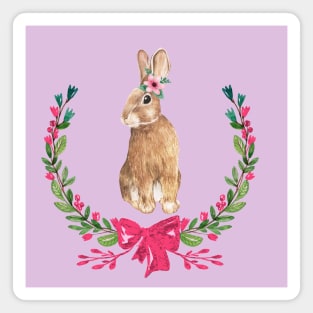 Bunny rabbit mom in love gift Magnet